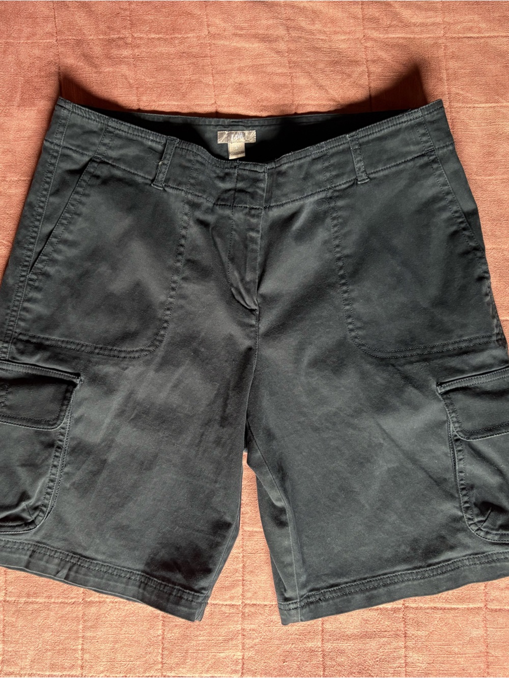 J. Jill Black Cargo Shorts- Size 8- Cotton Shorts - Picture 3 of 12